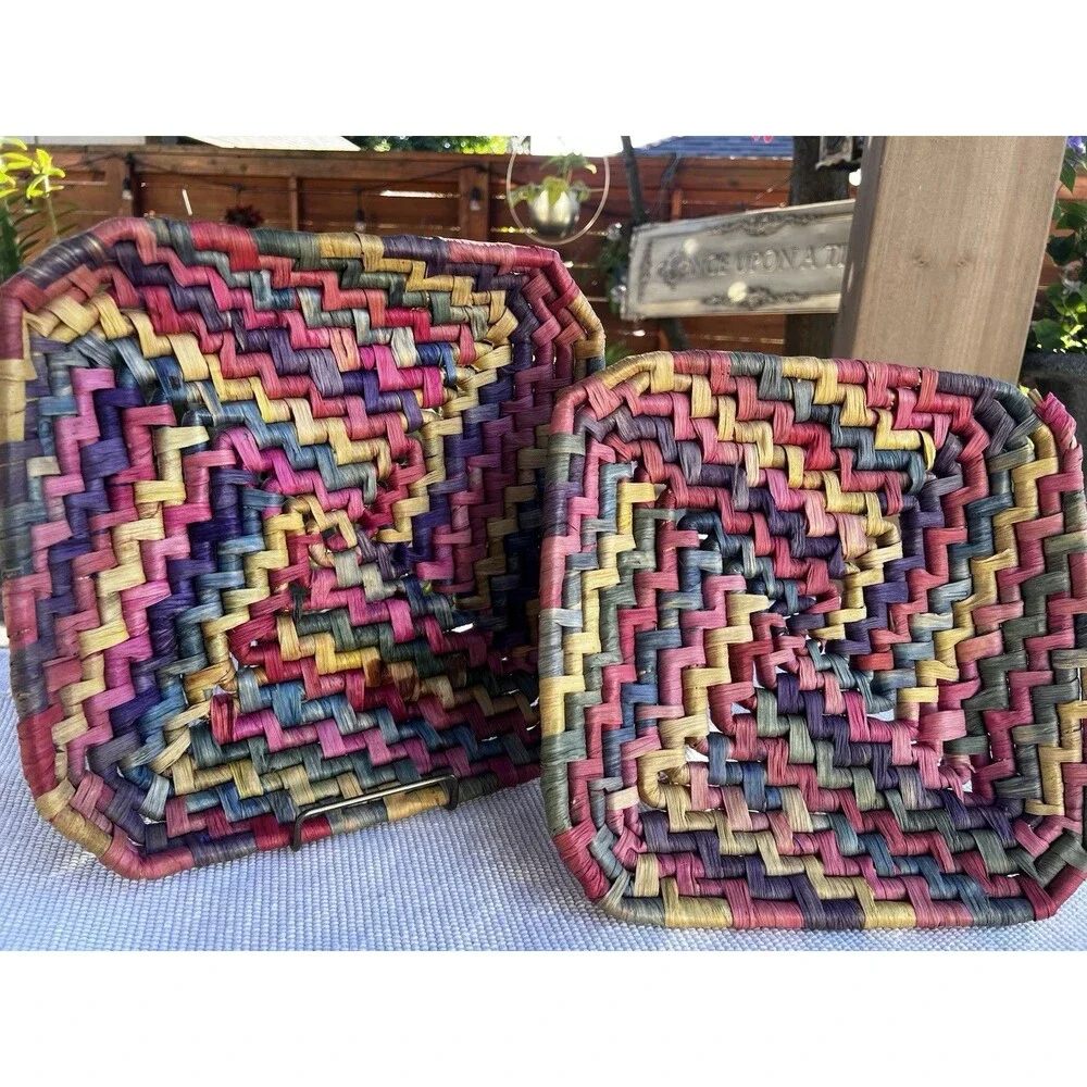 Artisan vintage handwoven